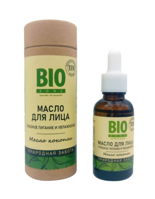 фото упаковки BioZone Масло конопли для лица