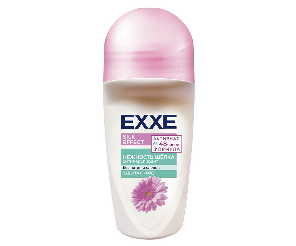фото упаковки Exxe Silk Effect Дезодорант Нежность шёлка