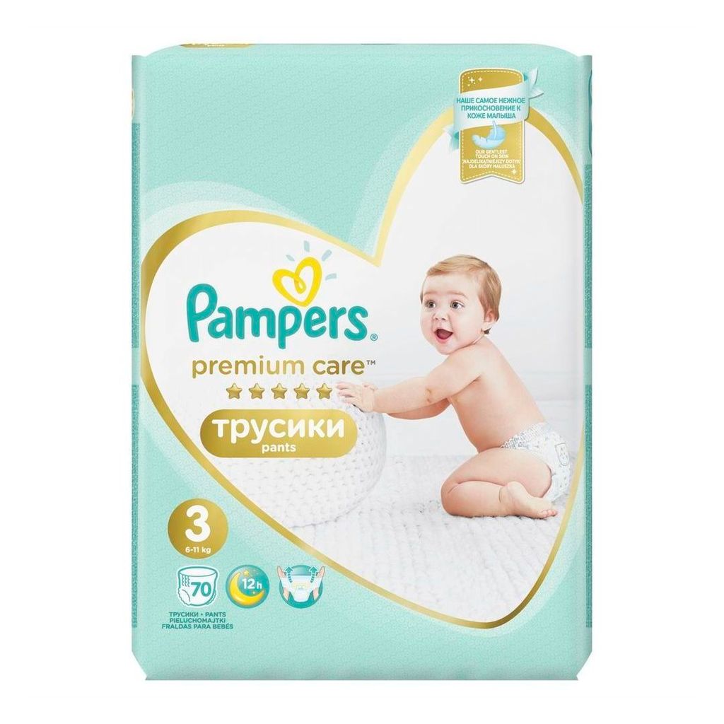 фото упаковки Pampers Premium Care pants Подгузники-трусики детские