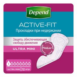 Depend Ultra Mini прокладки при недержании
