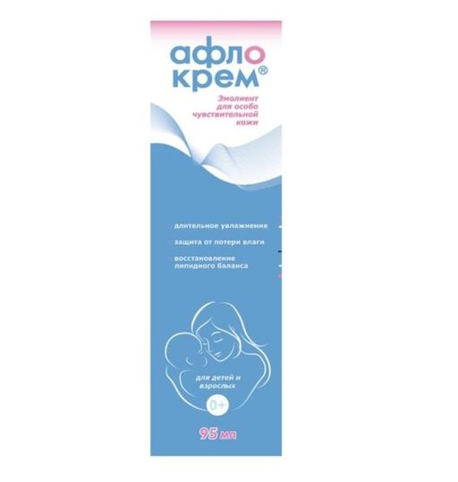 Афлокрем эмолиент, крем для наружного применения, 95 мл, 1 шт.