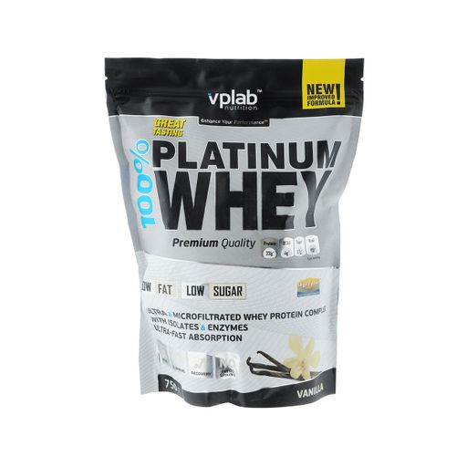 Vplab 100% Platinum Whey Протеин, порошок, ваниль, 750 г, 1 шт.
