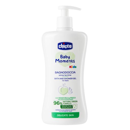 Chicco Baby moments Kids Пена для ванны и гель для душа без слез, гель-пена, 500 мл, 1 шт.